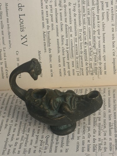 Lampada olio satiro bronzo - ,