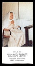 santino-holy card S.D. MARIA OLIVA BONALDO