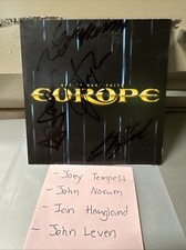 Autographed EUROPE CD single