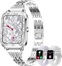 Smartwatch donna con funzione telefono orologio da polso watch per iPhone Samsung Huawei