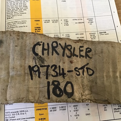 Chrysler 160gt 180 - 180,, 1812cc,