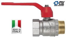 VALVOLA A SFERA MASCHIO-FEMMINA M/F MF A LEVA ALLUMINIO DA 1/2 A 2 POLLICI 