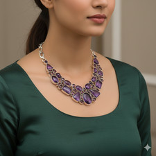 Collana etnica argento