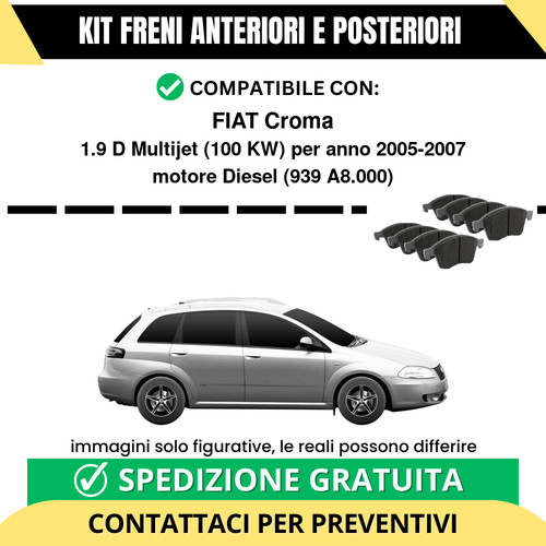 Pastiglie freno ant post - pastiglie,