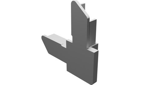 Clip angolari con flangia per - flangia,