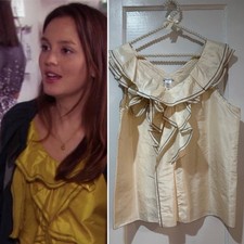 Oscar de la Renta ivory top 14