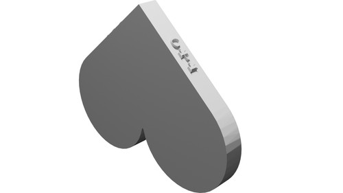 Espositore smalto forma cuore - smalto,