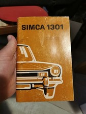 Libretto originale Chrysler Simca 1301 S berlina 