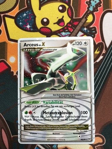 Carte pokemon arceus x - carte,