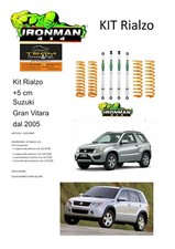 Kit rialzo off road for Suzuki Gran Vitara 2005 -> 2016 grand + 5 cm IRONMAN 4x4
