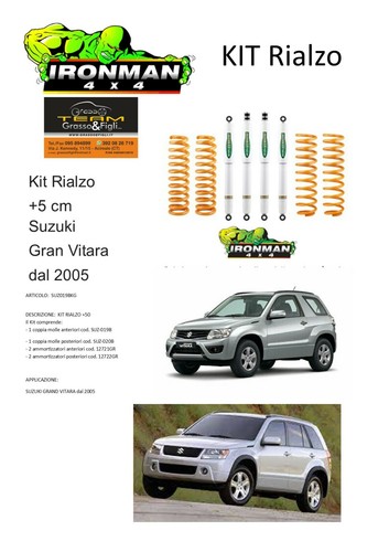 Kit rialzo off road - , suzuki