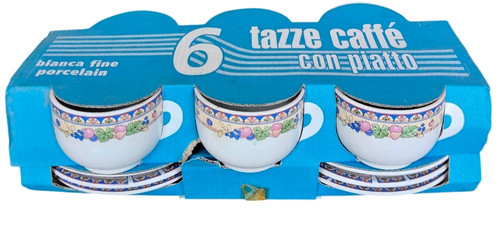 Set tazzine caffe con - 6, da