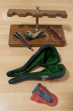 LOTTO DEL FUMATORE portapipe e accessori VINTAGE 