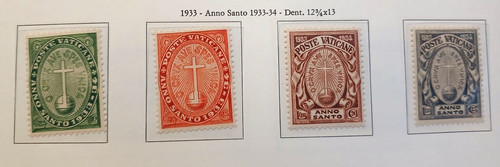 Francobollo vaticano 1933 anno - vaticano,