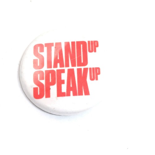 Spilla stand speak up - stand,