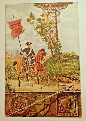 Rara cartolina militare 1907 - cartolina,