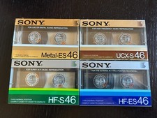 LOT 4pz. SONY METAL-ES 46 