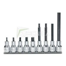 Set 9 chiavi a bussola esagonale maschio Beta 920PE/SB9 att. quadro 1/2 cromate 