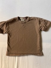 ZARA Brown Short Sleeve Cotton