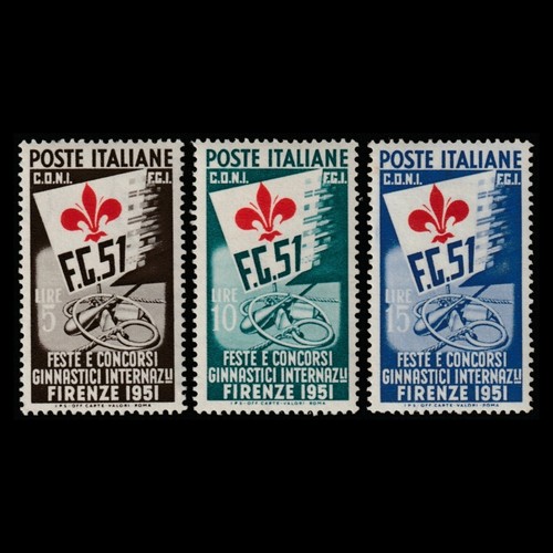 1951 italia repubblica giochi - italia,