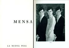 MENSA Carlos. Catalogo di mostra, Roma, Galleria La Nuova Pesa, ottobre 1969