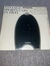 VINTAGE SPORTS CARS IN HI-FI COMMENTARY BY DAVID SCOTT-MONCRIEFF VINYL LP 1958