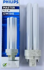 PHILIPS MASTER PL-C 13W/840/4P 4 PIN LAMPADINA LUCE BIANCA 4000K=OSRAM DULUX D/E