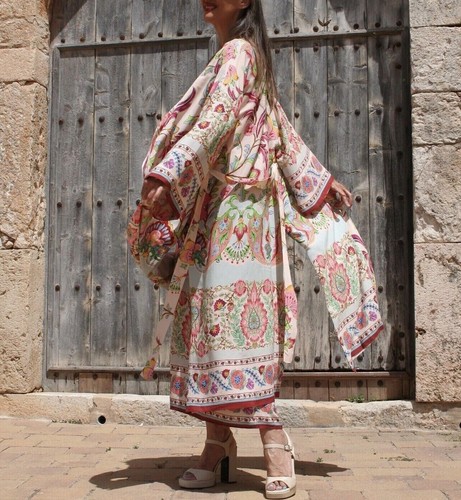 Zara printed kimono with - printed, belt