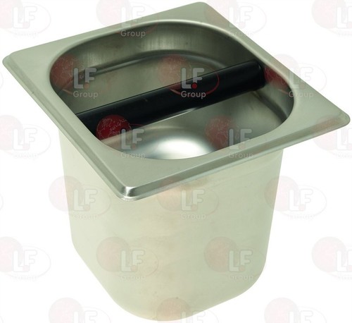 Vaschetta inox fondi caffè - inox,