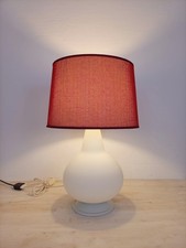 Lampada Abat Jour Da Tavolo Doppia Illuminazione Murano Modernariato Anni 70/80