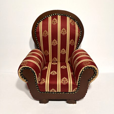 Poltrona imbottita vittoriana