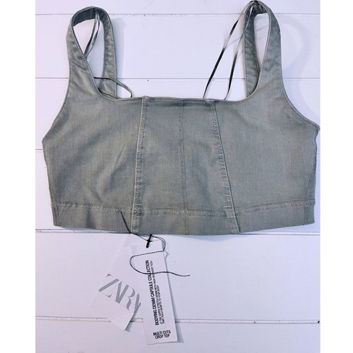 Top zara denim - top, capsule