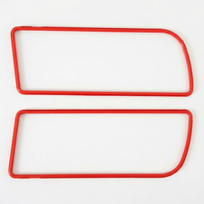 Coppia profili cornici rossi