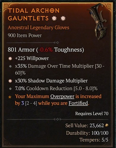 Guanti 2ga shadowmulti warlock - guanti,