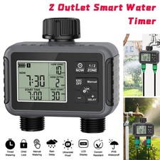 Timer Acqua 2 Uscite Giardino Prato Irrigazione Sistema Irrigazione Programmatore Timer