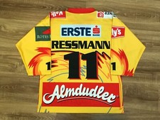 HC Vienna Capitals Austria #11 Ressmann rara maglia hockey taglia S