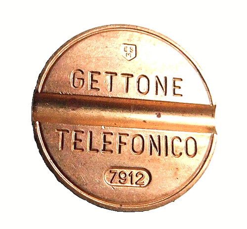 Gettone telefonico zecca esm - gettone,