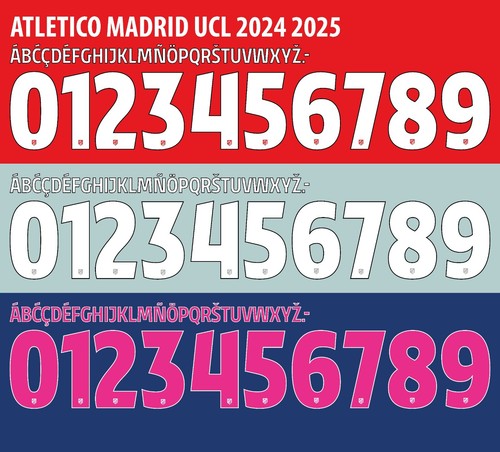 Set nome numero per - e, atletico