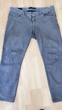 JECKERSON Jeans Uomo T Grigio  Eccellente Stato Taglia 36 W36 / 50 ITA