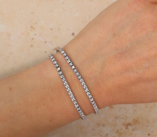 Diamante braccialetto tennis - diamante, o