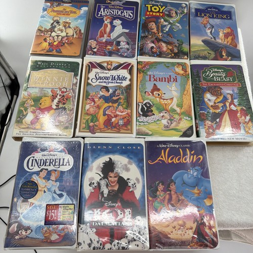 Lot classic disney vhs - lot, 11