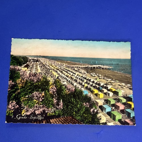 Grado spiaggia cartolina a - -,