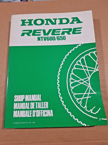 Manuale officina honda ntv - manuale,