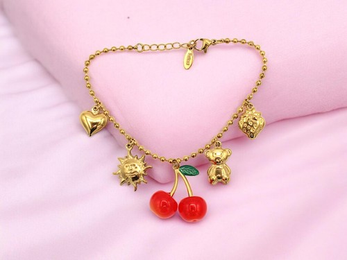 Bracciale acciaio dorato - bracciale,
