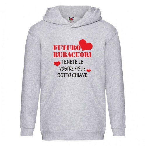 Felpa con cappuccio felpata