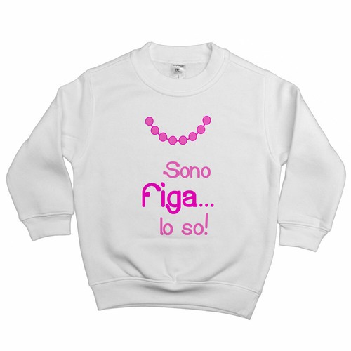 Felpa bambina sono - , figa