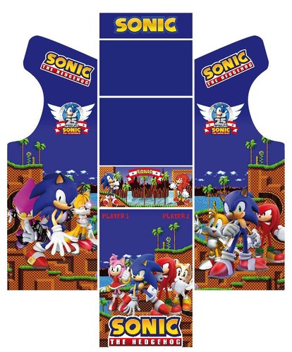Stickers borne arcade - borne, (mame