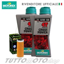 Tagliando KTM EXC 250 F 4T 2014-2020 MOTOREX Cross Power 10W50 + FILTRO OLIO