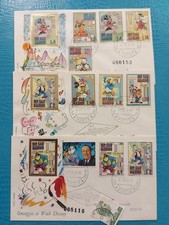 San Marino 1970 - FDC ROMA - Walt Disney  - n. 3 buste viaggiate (4223)