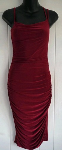 Abito midi boohoo doppio slip - doppio,